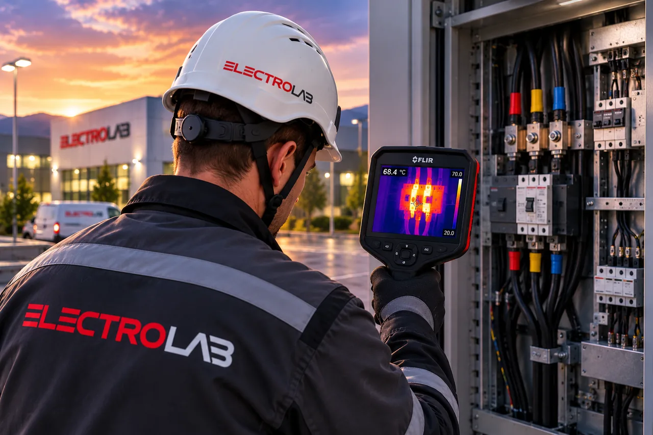 Electrical thermography and thermal-effect protection inspection