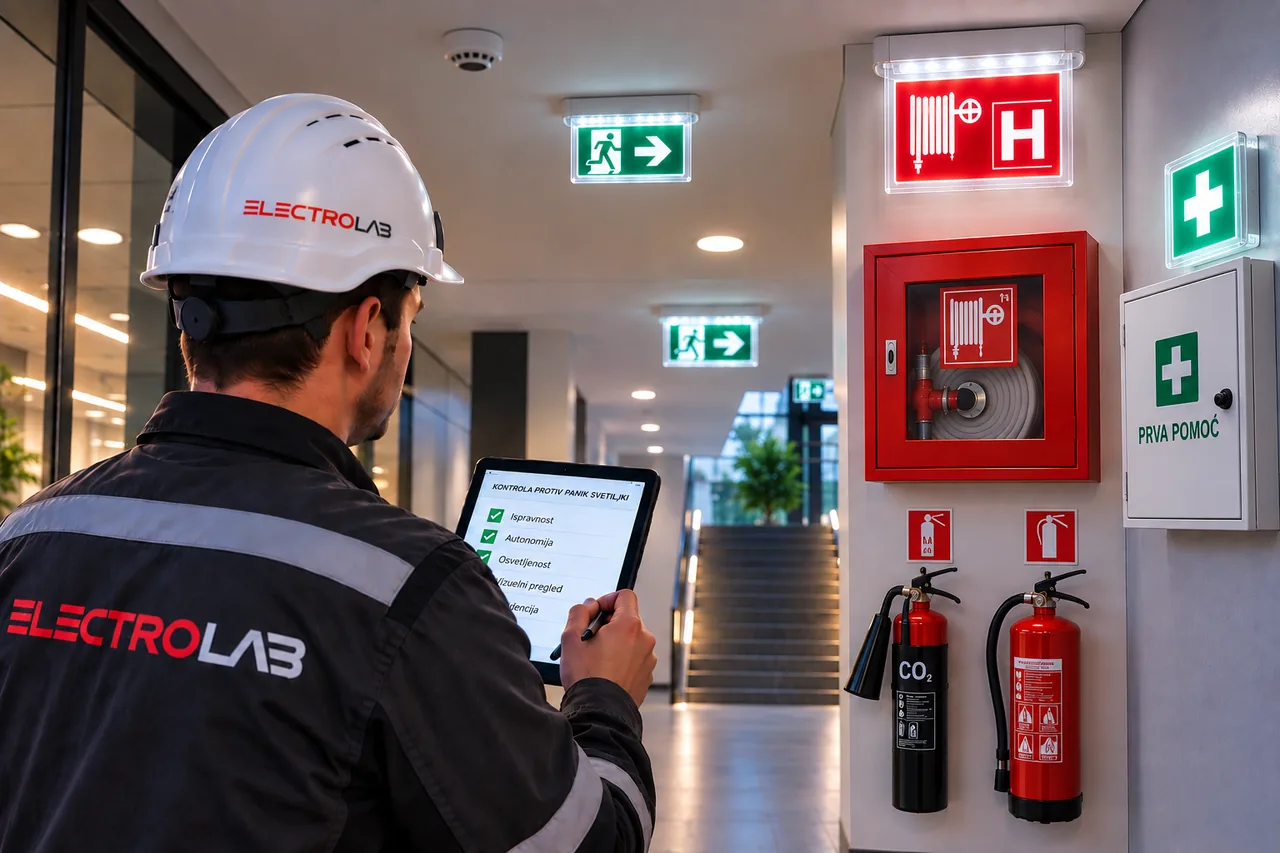 Emergency and escape lighting inspection